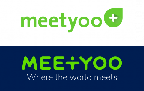 Comparación entre el antiguo y el nuevo logotipo de meetyoo